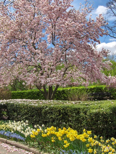 Conservatory Garden in Central Park, NYC