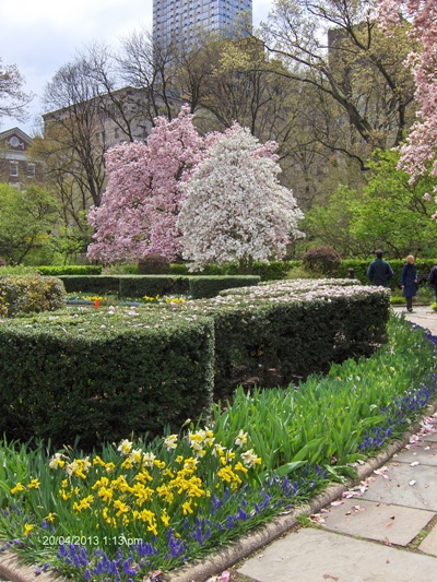 Easter flowers in Central Park