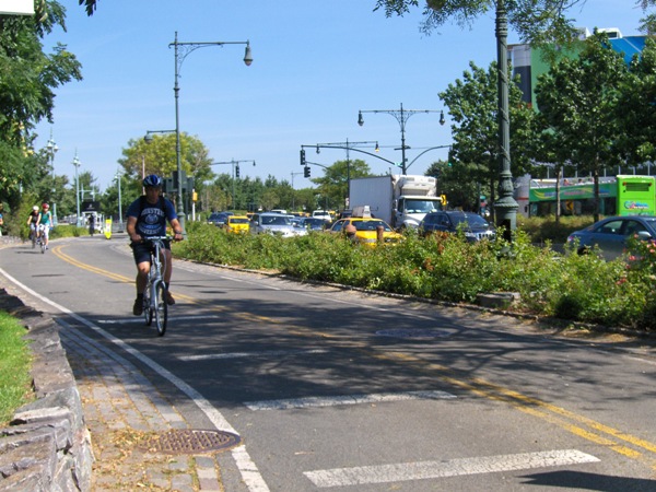 Bike path in Chelsea