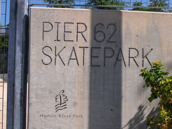 Skate park at Chelsea Waterside Park