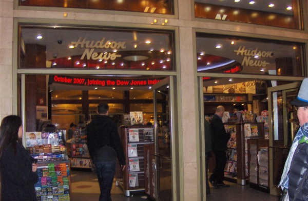 Hudson News magazine shop in Grand Central