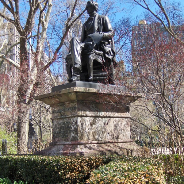 statue of Mr. Seward, Madison Square Park